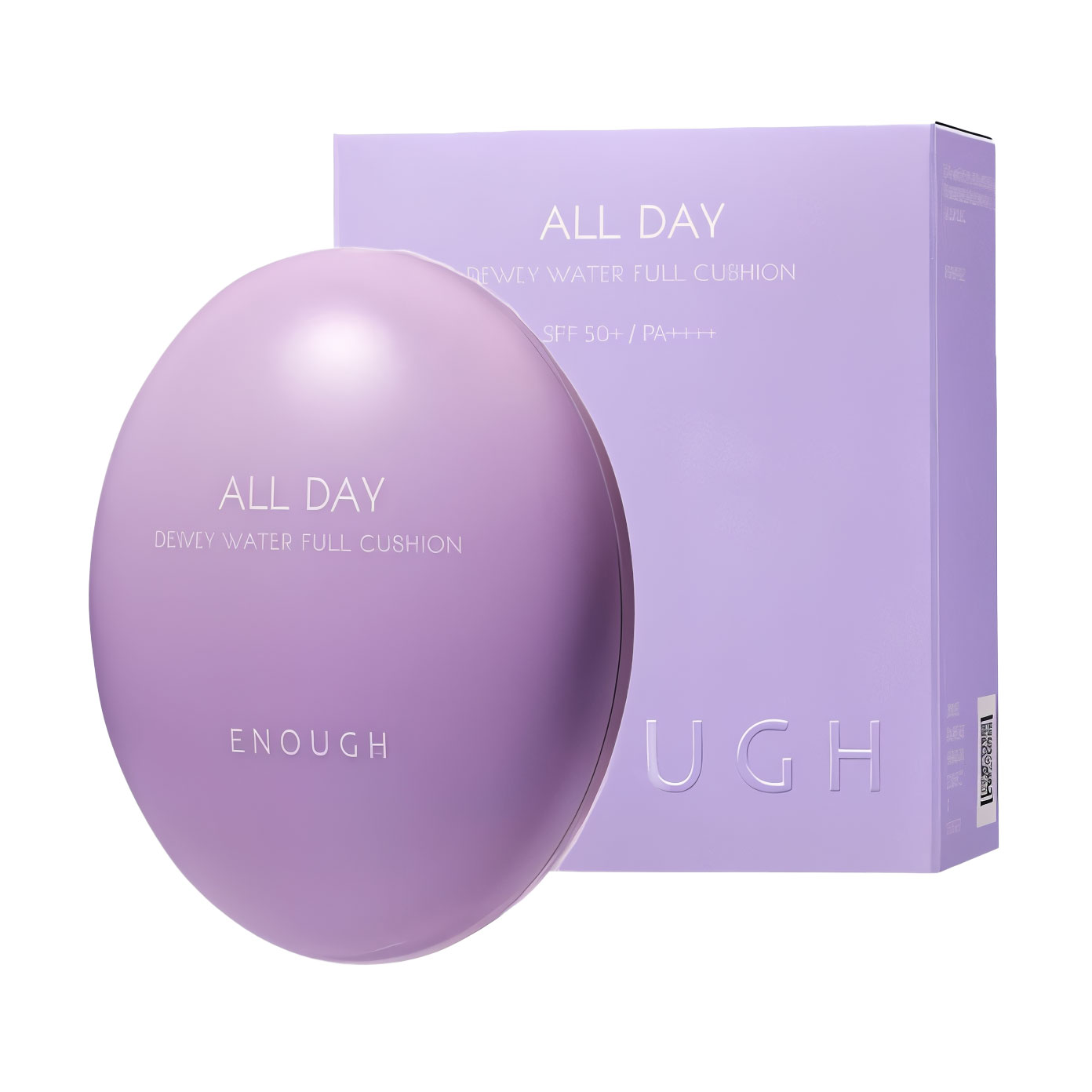 Зволожувальний тональний кушон для обличчя Enough All Day Dewey Water Full Cushion, SPF 50+ PA++++, 13 Light Beige, 12 г (+ змінний блок, 12 г)